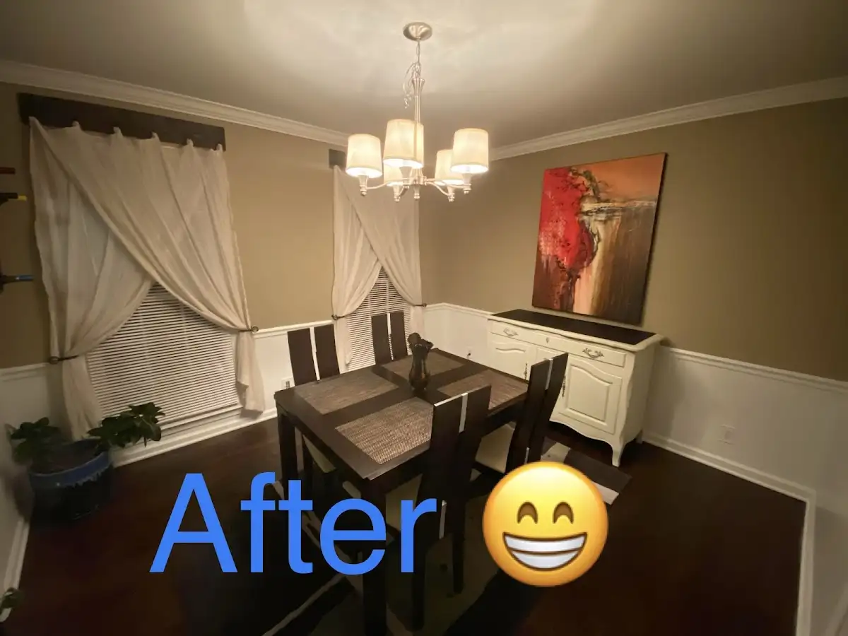 Professional dining room restoration after water damage in Belton